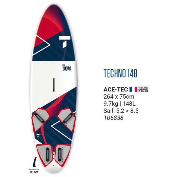 BIC Techno 148 windsurf board - Kajak, windsurf, SUP, csónak