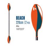 TAHE BEACH ALU 220 2 részes kajak evező