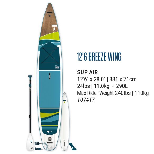 TAHE BREEZE WING 12'6 airsup  PACK